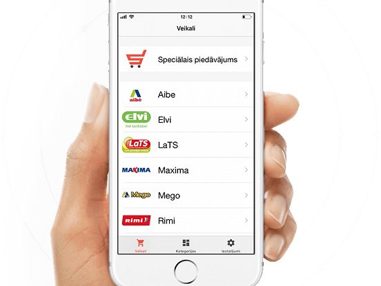 Latvijā radīta mobilā aplikācija Sale - iepērcies izdevīgi