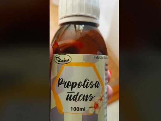 Propolisa ūdens pret vīrusiem!