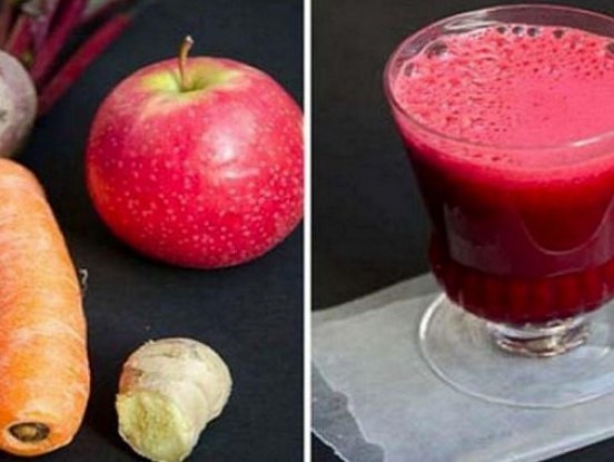 Bietes, burkāni un āboli. Tikai viena glāze šīs sulas darīs brīnums